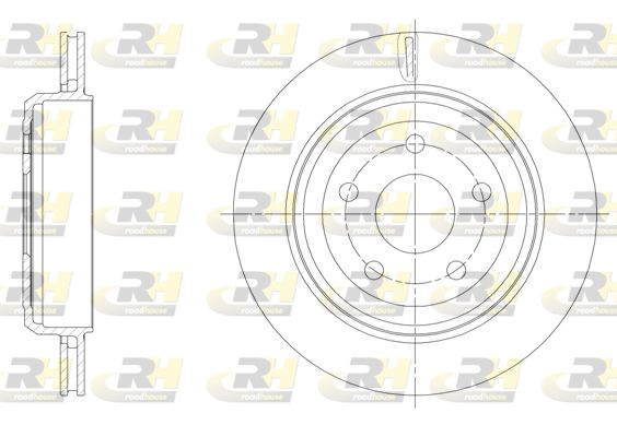 ROADHOUSE Тормозной диск 61513.10