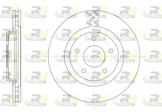 ROADHOUSE Тормозной диск 61553.10