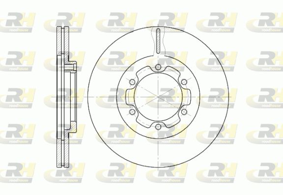 ROADHOUSE Тормозной диск 6188.10