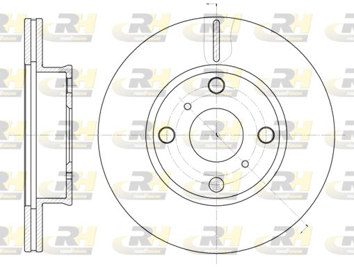 ROADHOUSE Тормозной диск 6402.10