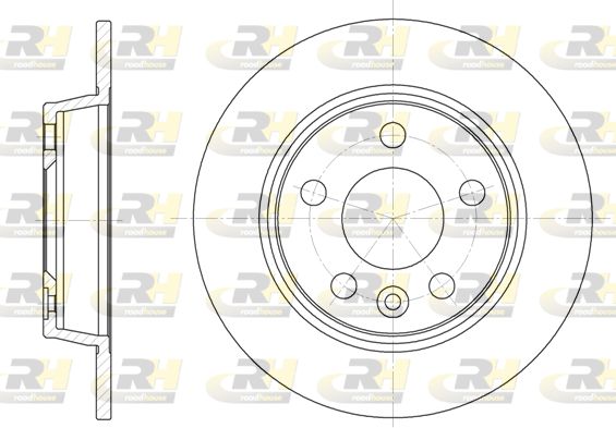 ROADHOUSE Тормозной диск 6453.00