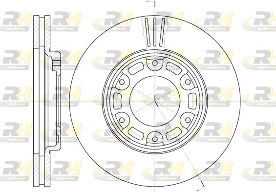 ROADHOUSE Тормозной диск 6634.10