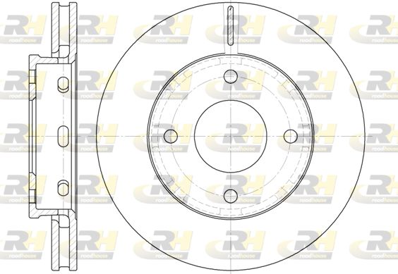 ROADHOUSE Тормозной диск 6680.10