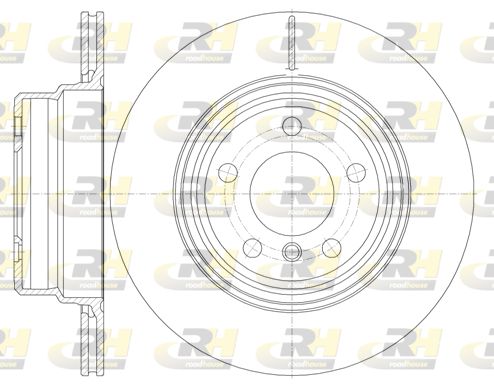 ROADHOUSE Тормозной диск 6755.10