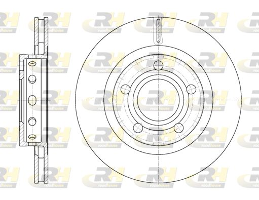 ROADHOUSE Тормозной диск 6822.10