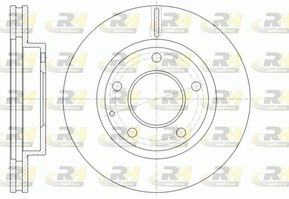 ROADHOUSE Тормозной диск 6841.10