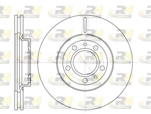 ROADHOUSE Тормозной диск 6869.10