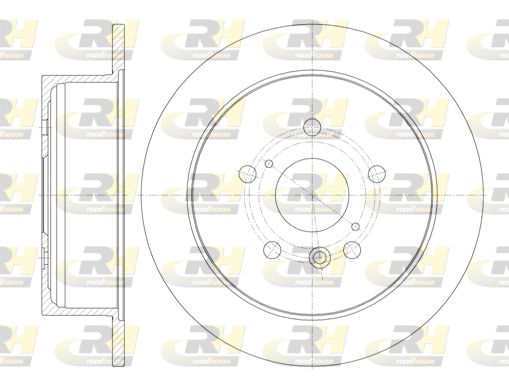 ROADHOUSE Тормозной диск 6911.00