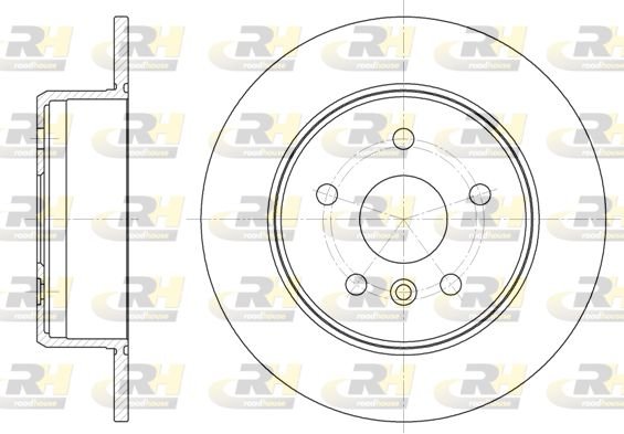 ROADHOUSE Тормозной диск 6914.00