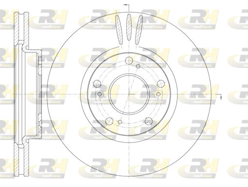 ROADHOUSE Тормозной диск 6985.10