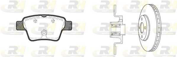 ROADHOUSE Комплект тормозов, дисковый тормозной механизм 81138.21
