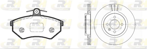 ROADHOUSE Bremžu komplekts, Disku bremzes 8134.03