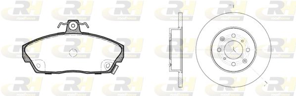 ROADHOUSE Комплект тормозов, дисковый тормозной механизм 8337.00