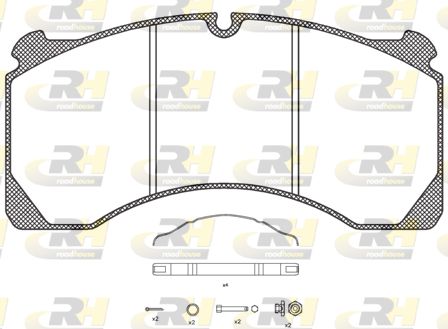 ROADHOUSE Комплект тормозных колодок, дисковый тормоз JSX 2847.80