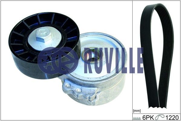 RUVILLE Поликлиновой ременный комплект 5665180