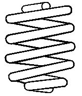 SACHS Balstiekārtas atspere 996 572