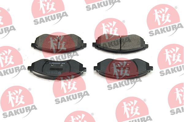 SAKURA Комплект тормозных колодок, дисковый тормоз 600-00-8410