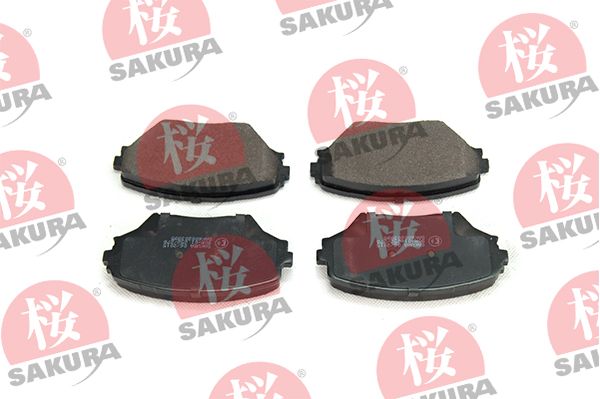 SAKURA Комплект тормозных колодок, дисковый тормоз 600-20-3995