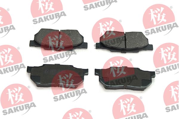 SAKURA Комплект тормозных колодок, дисковый тормоз 600-40-6660