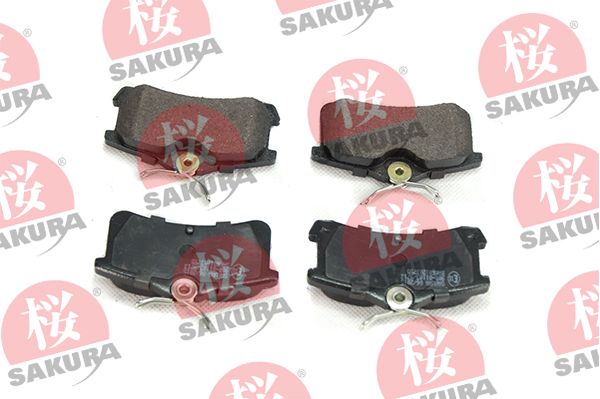 SAKURA Комплект тормозных колодок, дисковый тормоз 601-20-3755