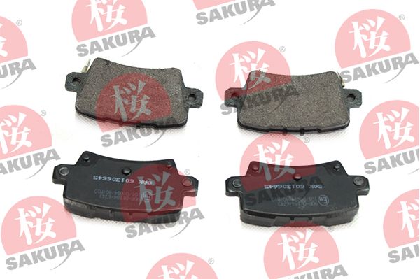 SAKURA Комплект тормозных колодок, дисковый тормоз 601-40-6645