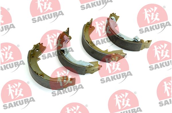 SAKURA Комплект тормозных колодок, стояночная тормозная с 602-05-4614