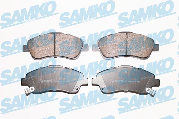 SAMKO Комплект тормозных колодок, дисковый тормоз 5SP1114