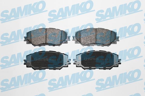 SAMKO Комплект тормозных колодок, дисковый тормоз 5SP1258