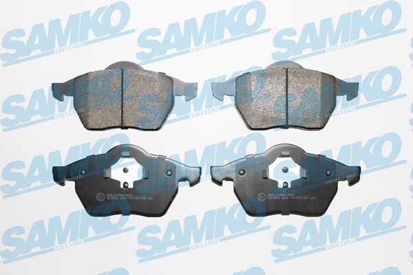 SAMKO Комплект тормозных колодок, дисковый тормоз 5SP669