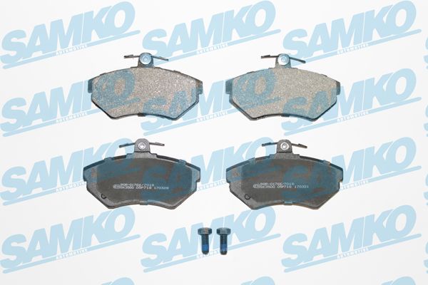 SAMKO Комплект тормозных колодок, дисковый тормоз 5SP718