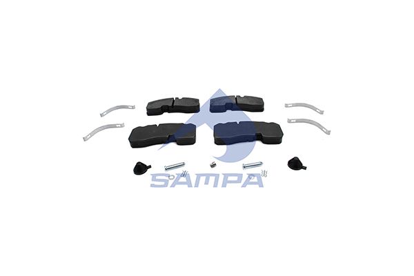 SAMPA Комплект тормозных колодок, дисковый тормоз 096.616