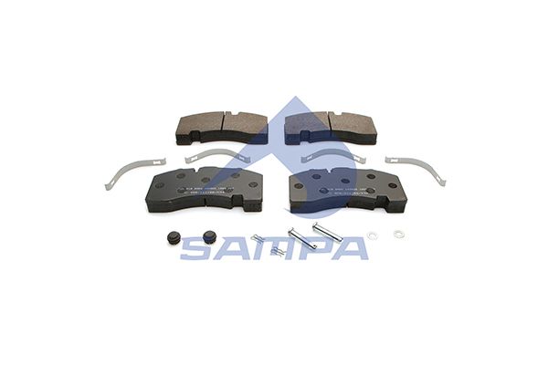 SAMPA Комплект тормозных колодок, дисковый тормоз 096.618