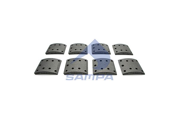 SAMPA Комплект тормозных башмаков, барабанные тормоза 096.631