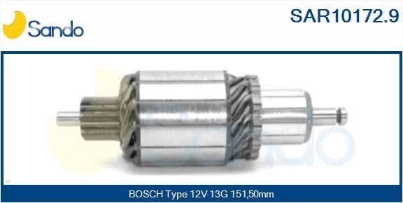 SANDO Якорь, стартер SAR10172.9