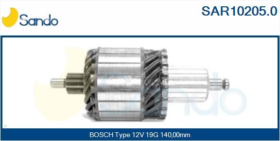 SANDO Якорь, стартер SAR10205.0