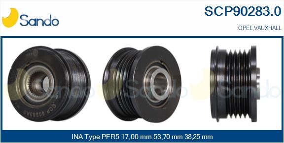 SANDO Ременный шкив, генератор SCP90283.0