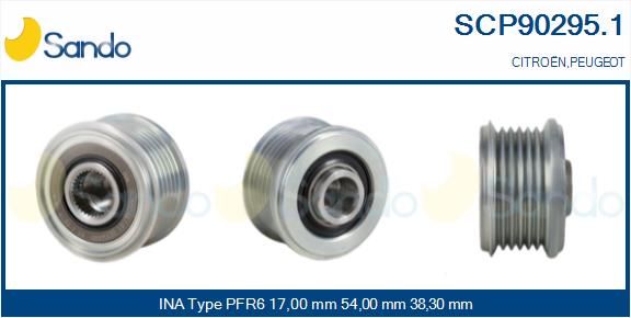 SANDO Ременный шкив, генератор SCP90295.1