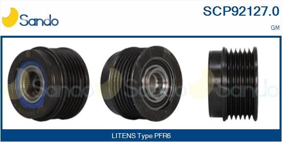 SANDO Ременный шкив, генератор SCP92127.0