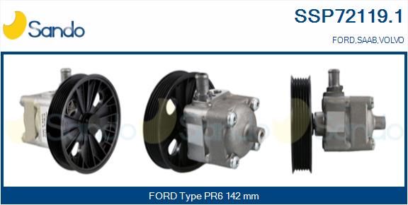 SANDO Гидравлический насос, рулевое управление SSP72119.1