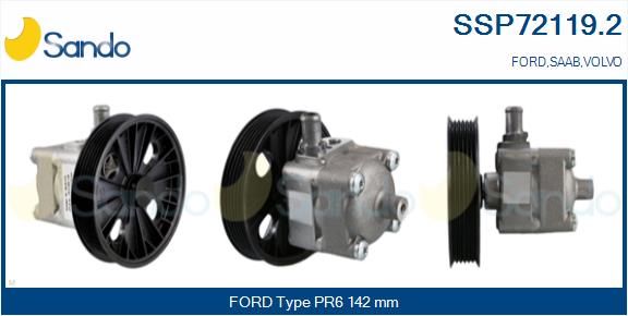 SANDO Гидравлический насос, рулевое управление SSP72119.2