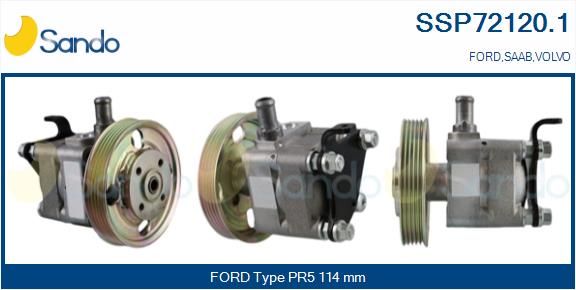 SANDO Гидравлический насос, рулевое управление SSP72120.1