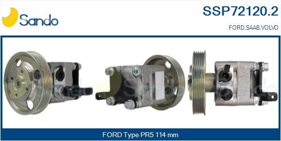 SANDO Гидравлический насос, рулевое управление SSP72120.2