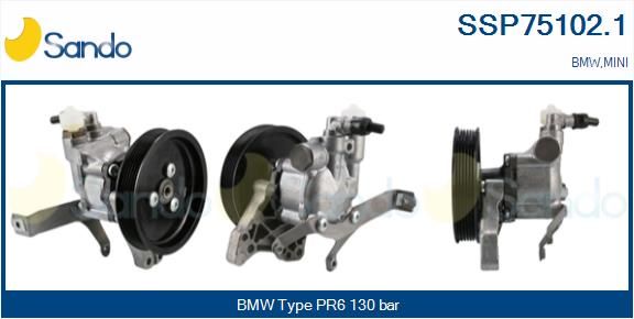 SANDO Гидравлический насос, рулевое управление SSP75102.1