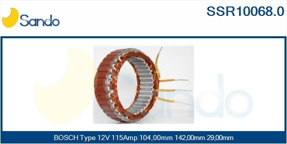 SANDO Stators, Ģenerators SSR10068.0