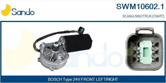SANDO Двигатель стеклоочистителя SWM10602.1