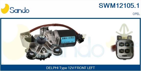 SANDO Stikla tīrītāju motors SWM12105.1