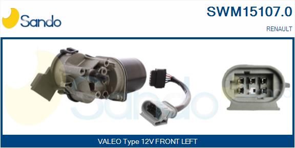 SANDO Stikla tīrītāju motors SWM15107.0
