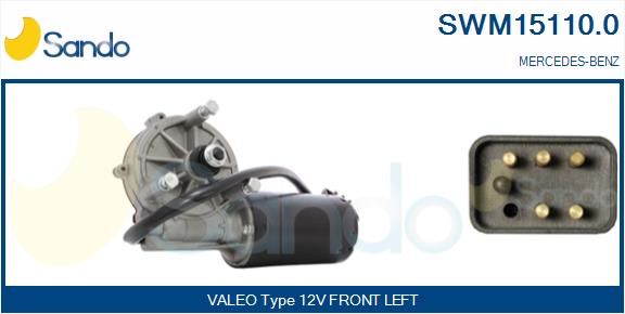 SANDO Stikla tīrītāju motors SWM15110.0