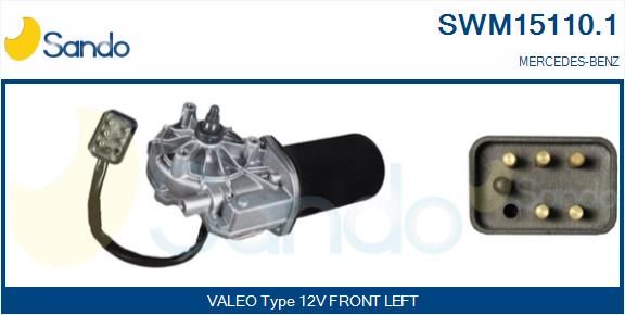 SANDO Stikla tīrītāju motors SWM15110.1