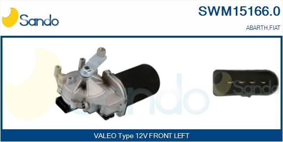SANDO Stikla tīrītāju motors SWM15166.0